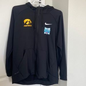 Iowa holiday bowl zip up jacket